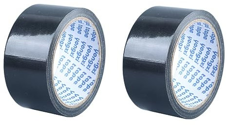 DEARMAMY 2pcs Diy Cloth Stage Tape Carpet Floor Tape Strong Adhesive Vinyl for Electrical and Building Protection