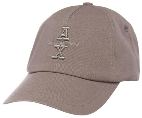 Armani Exchange Herren The Grid, Embossed Logo, Sustainable Baseball Cap, Eiffel Tower, Einheitsgröße EU