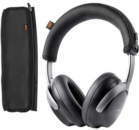 Desing Wish QuietComfort Ultra Headband Cover, Compatible with Bose QuietComfort Ultra Headphones, Thicker Sports Fabric, Black