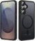 HGH Magnetisch Hülle für Samsung Galaxy S25 5G Hülle Kompatibel mit MagSafe, Transluzente Matt Rückseite Dünn Stoßfest Handyhülle für Samsung Galaxy S25 (Schwarz)