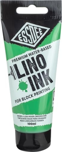 Essdee Block Printing Ink, Leaf Green, 100ml