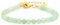 Echtes Grüner Aventurin Edelstein Armband mit facettierten 4mm Perlen - Länge verstellbar - Heilstein Schutzstein Edelsteinarmband Glücksbringer Talisman Geschenk (Gr. Avent., 16-21CM G)