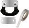 Rifilatore per Legno, con 1 Lama di Ricambio e 10 m di Nastro Adesivo per Bordi, Taglierina Manuale Ergonomica per Bordi di Impiallacciatura per Legno PVC ABS (Argento)