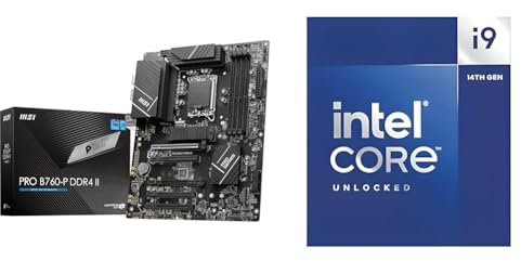 MSI PRO B760-P DDR4 II Scheda madre ATX - Supporta processori Intel 14° + Intel Core i9-14900K Processore per sistemi desktop 14900K 24 core