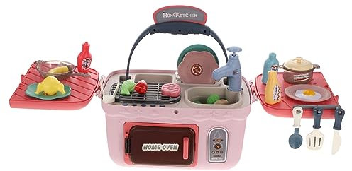 Garneck Juguetes De Cocina Niñas Juego De Maletas para Cocinar Barbacoa Juguete De Picnic