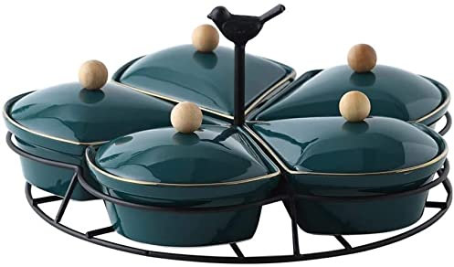 KXQYIKYI Obstplatte, Obstkorb, dekorative Obstschüssel Nuss servieren Platte Wohnzimmer