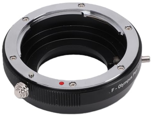 Generic Objektivadapter aus Aluminiumlegierung, Genaue Passform Für F-Objektiv auf Pen F FT FV-Kameras, Manueller Fokus-Objektivmontage-Adapter Für Fotografie-Liebhaber