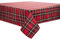 texpot Tischdecke 130 x 220 cm Schottenkaro rot Tartan kariert 100% Polyester