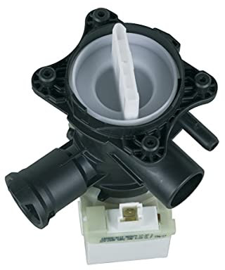 Bosch Siemens00145777 Ablaufpumpe Magnettechnikpumpe Magnetpumpe Synchronpumpe Entleehrungspumpe Wasserpumpe Waschmaschinenpumpe Laugenpumpe Pumpe 30W Waschmaschine auch Neff Constructa