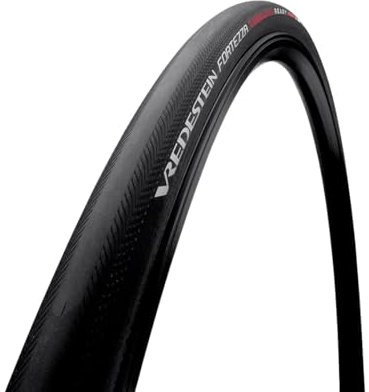 VREDESTEIN Fuerza Tubeless Ready Cubierta de Bicicleta, Adultos Unisex, Negro, 700 x 25