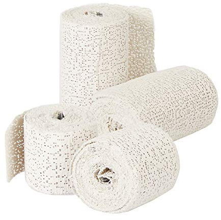 Romed Gipsbinden (6 Rollen 3 m x 10 cm) + (6 Rollen 3 m x 5 cm) Set Gipsabdruck Babybauchabdruck Gips