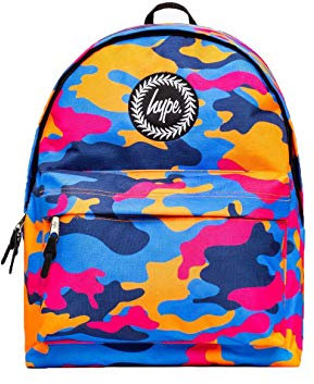 Hype Rucksack - Schulanfang 2019 Rucksäcke Tasche Neu Viele Farben & Designs Dunk Camo
