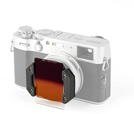 NiSi - P1 Fujifilm X100 Series Professional Kit – Compact Holder System with 4 Filters – Compatible with Fujifilm X100, X100S, X100F, X100T, X100V, X100VI Series - Camera & Photography Kit Accessories