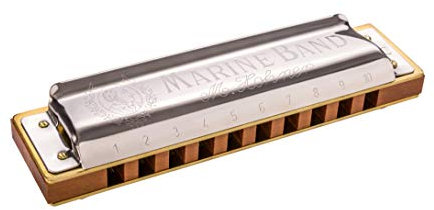 HOHNER 1896BX Marine Band Mundharmonika, G-Moll, Edelstahl (1896BX-MG)