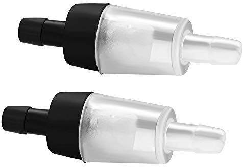 BOVER BEAUTY 2 Pièces Clapet Anti-Retour Pompe à Air One Way Non-Retour Vérifier Aquarium Valve Plastique Vannes Accessoires