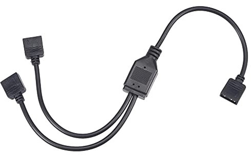 sourcing map 3 Set ARGB Verteilerkabel mit 3P Stecker für 5050 3528 LED 1 auf 2 Buchsen 30cm