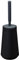Tiger Tess, Escobillero con Swoop®, escobilla WC Flexible, Negro/Antracita, 129x129x412mm