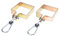 Aqbau Set di 2 Morsetti per Altalena per Legno Quadrato, 100 x 100 mm, Ganci per Altalena