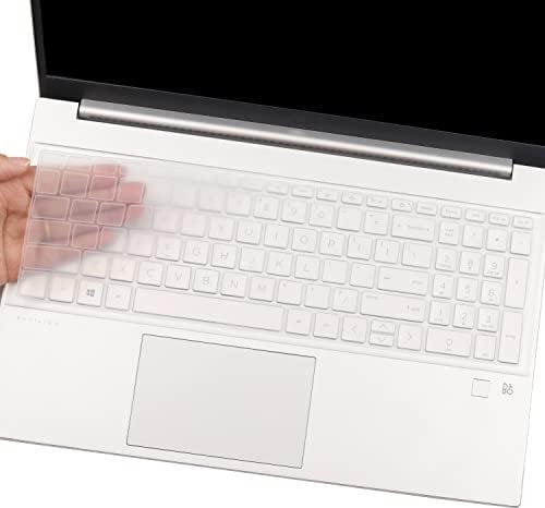 UUONDO Keyboard Cover Skin for New 15.6 HP Pavilion x360 15-eh1052wm 15-eh2085cl 15-eh1021la 15-eh2097nr 15-eh0015cl 15-eh101onr 5-eh1070wm 15t-eg000 15-eg2055cl 15-eg0073cl 15-eg2373cl 15-eg0050wm