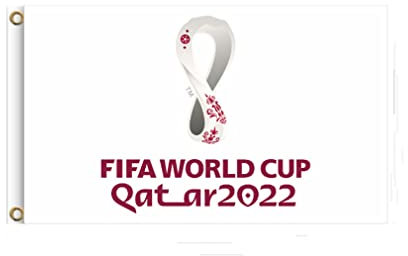 Qatar Flagge 2022 Wimpelkette Qatar Fan-Flagge Wimpelkette Qatar Flagge Dekoration Garten Innen Festival Fußball 90 x 150 cm