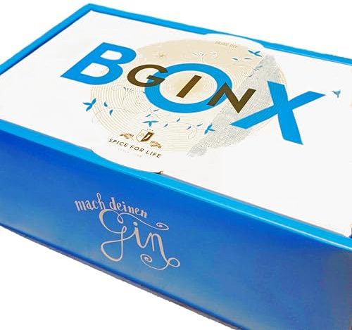 Diy Gin Box inkl. 0,5l Grund Alkohol Gin Buch | Pairing Konzept | 15 seltene Gewürze | Gin selber machen | Gin Set | Gin Baukasten | Gin Geschenkset