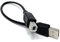 DRUT 25cm short USB A to B 2.0 24AWG High Speed Cable Lead for Printer, Scanner, Music Instrument 0.8ft Black Nickel Connectors