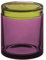 REMEMBER Glasdose M lila/grün - 1.3 L - Lebensmittelecht, Handarbeit