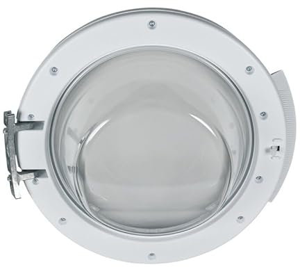 LUTH Premium Profi Parts Türe kompatibel mit Bosch 11008957 mit Türringen Frontscheibe Scharnier Griff für Waschmaschine