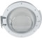 LUTH Premium Profi Parts Porta compatibile con Bosch 11008957 con anelli porta parabrezza anteriore maniglia per lavatrice