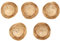 5 Stück Mini-Sombrero-Strohhüte, 9,4 Cm Durchmesser, Mehrzweck-Mini-Strohhüte Im Cowboy-Stil für Geburtstags-Fiesta-Party (braun)