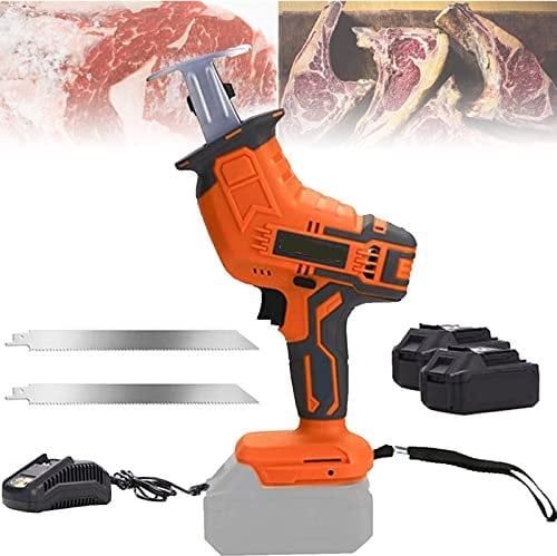 Electric Bone Saw Butchers Saw - Professional Meat Saw Machine for Commercial and Home Use - Reciprocating Meat Saw for Ribs, Pig's Trotter, Lamb Chops