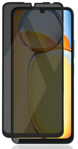 Zerrshoo Protector de Pantalla para Xiaomi Poco C65/Redmi 13C 4G, Privacidad Cristal Vidrio Templado 1 Piezas, Dureza 9H Antiarañazos Anticaída, Amigable para Funda, Anti-Espía Película Protectora