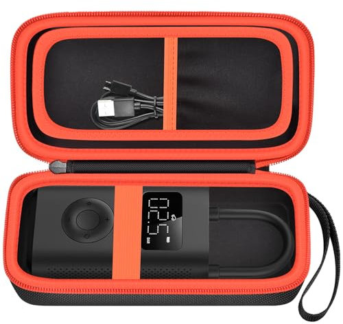 Casmilee Case for Xiaomi Mijia 2 Portable Electric Air Compressor, Battery Operated Electric Air Compressor - Bag Only (Red)