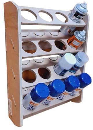 Aerosol Spray Can Bottle Holder Bracket Van Racking (16x Aerosol Spray Cans)