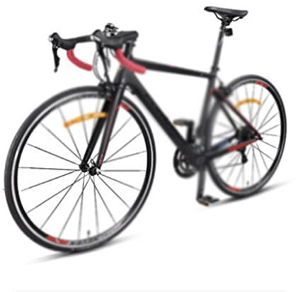 HJBFVXV Fahrräder Carbon Fiber Road Bike Professional Competition Ultra Light Competition Broken Wind 700c(Color:Red)