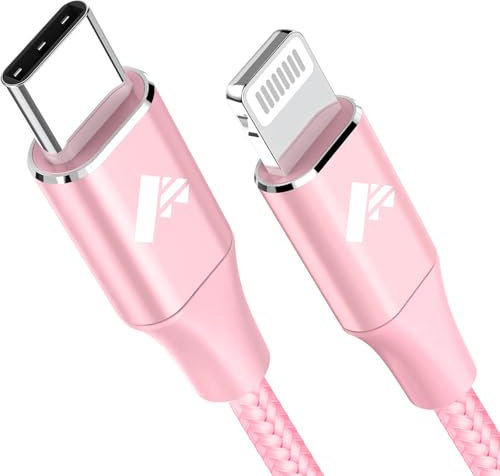 Aioneus Cavo iPhone USB C 1.8M Cavo Lightning Nylon Tipo C Filo Caricabatterie iphone Carica Rapida Caricatore per iPhone 14 13 12 11 Pro Max XS XR X 8 7 6 Plus iPad Airpods