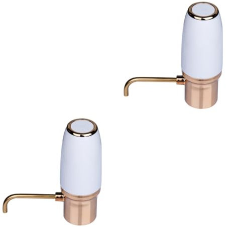 Garneck 2 Juegos Decantador Electrónico Seguridad + Seguridad + Aireador De Vino Inteligente Decantador Eléctrico Tapón De Vino Dispensador De Vino Tinto Bomba Dispensadora De Vino