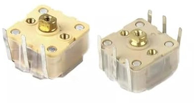 BKYUKJVU 2Pcs Variable Capacitor Duplex 223p 443DF 60pf/140pf 2.1mm Hole Shaft Radio Variable CapacitorS (Knob)