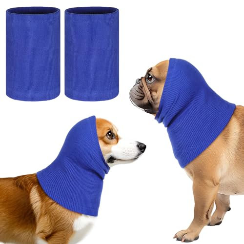 Gjinxi Beruhigende Ohrenschützer Lärmschutz Gehörschutz für Hunde Ohrenschutz Hund Wind, Winter Hundekopf Wickel Halswärmer Beruhigend Ohrschützer für Hundeohrschutz (M)