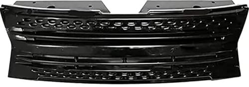 LIMIMIKAIXIN Car Front Bumper Grill for Dacia Duster 2010-2017, Center Grille Radiator ABS Mesh Fog Light Grills Air Vent Grilles Replacement Accessories