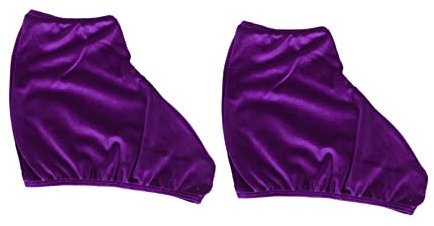 VICASKY Schlittschuhüberzüge 1 Paar Verschleißfeste Überzüge Polyester Tragbarer Schuhschutz für Eiskunstlauf und Rollschuhe Komfortabel und Langlebig Zubehör für Erwachsene und Kinder