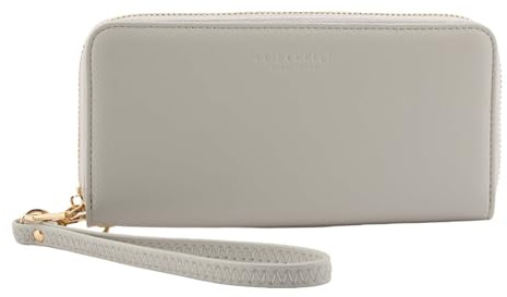 SEIDENFELT MANUFAKTUR Geldbörse Smilla Wallet Light Grey hellgrau