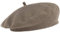 Lipodo Biskaya Baumwollbaske Damen - Baskenmütze aus 100% Baumwolle - Mütze One Size (53-58 cm) - Franzosenmütze Frühjahr/Sommer Dunkelbeige