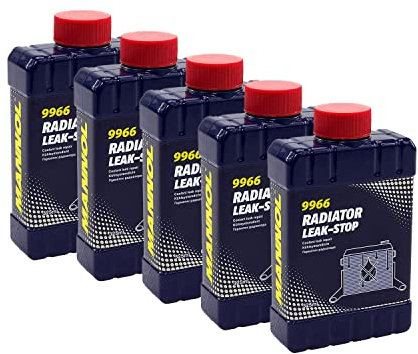 MANNOL Radiator Leak-Stop Frostschutzadditiv Kühlerdicht 5 Stück á 325 ml