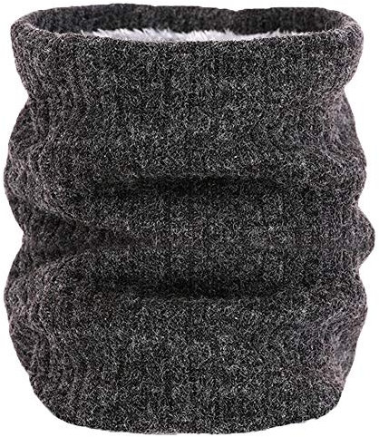 ehsbuy Scaldacollo In Pile Scaldacollo Termico Sciarpa a Cerchio Lavorata a Maglia Invernale Unisex Spessa Per Sport In Bicicletta