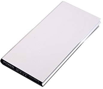 Batterie Externe Plate pour Huawei P40 Pro Smartphone Tablette Chargeur Universel Power Bank 6000mAh 2 Port USB (Argent)