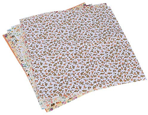 14 Stück Baumwollstoff, Patchwork Stoffe Paket, Baumwollstoff Meterware, Stoffe Zum Nähen, Patchwork Stoffpaket Zum Quilten DIY Basteln Handwerken 25x25cm
