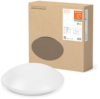 Ledvance Surface rund 400 24W 830 1920lm Weiß IP44 | Warmweiß, Ohne Sensor