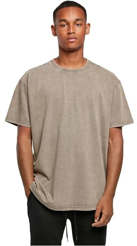 Build Your Brand Herren By189-acid Washed Heavy Oversize Tee T-Shirt
