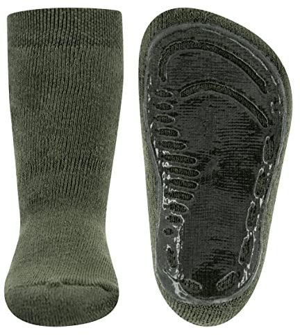 EWERS Stoppersocken SoftStep Uni, Socken mit Anti-Rutsch-Sohle für Jungen und Mädchen, 1 Paar rutschfeste Kindersocken mit Gummisohle